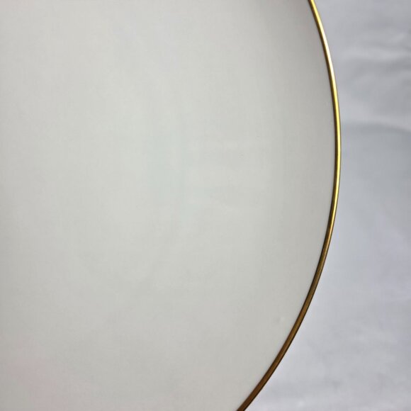 TWO Noritake Fantasia Dinner Plates Ivory with Gold Grapes and Gray Tan Leaves - Picture 7 of 14
